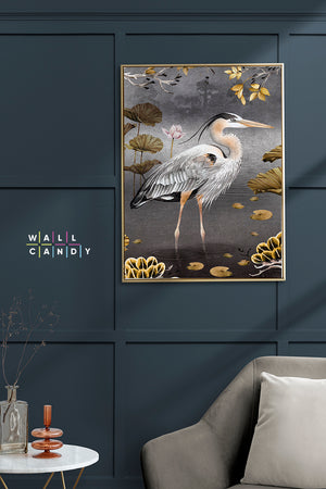 Great Blue heron Home Decor Art print