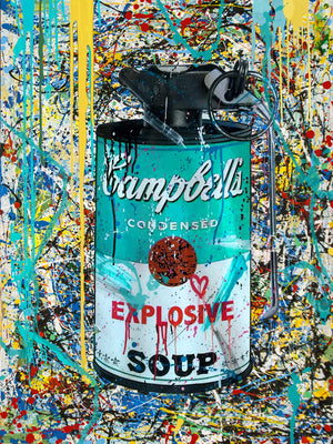CAMPBELL'S POP " GREENSOUP " By WALLCANDY