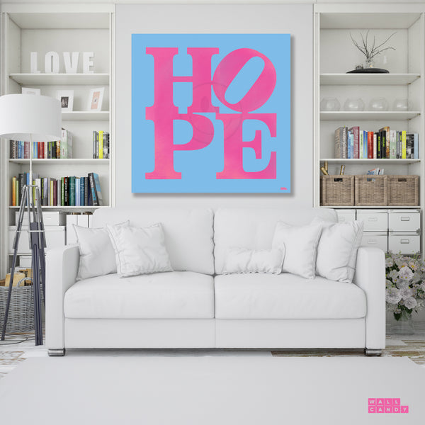 PINK&BLUE "HOPE" By WALLCANDY