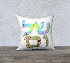 "Shalom" Pop Art Pillows by Wallcandy