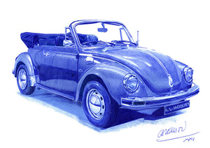 " VW Beetle " By Jack Ananou