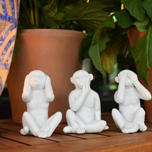 See No Evil, Hear No Evil, Speak No Evil - Decorative Sculptures