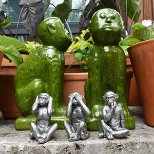 See No Evil, Hear No Evil, Speak No Evil - Decorative Sculptures