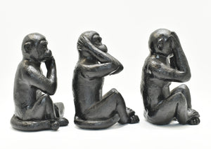 See No Evil, Hear No Evil, Speak No Evil - Decorative Sculptures