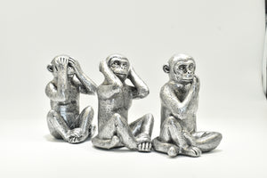 See No Evil, Hear No Evil, Speak No Evil - Decorative Sculptures