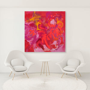 " Rage " Abstract Art by Ilana Fine