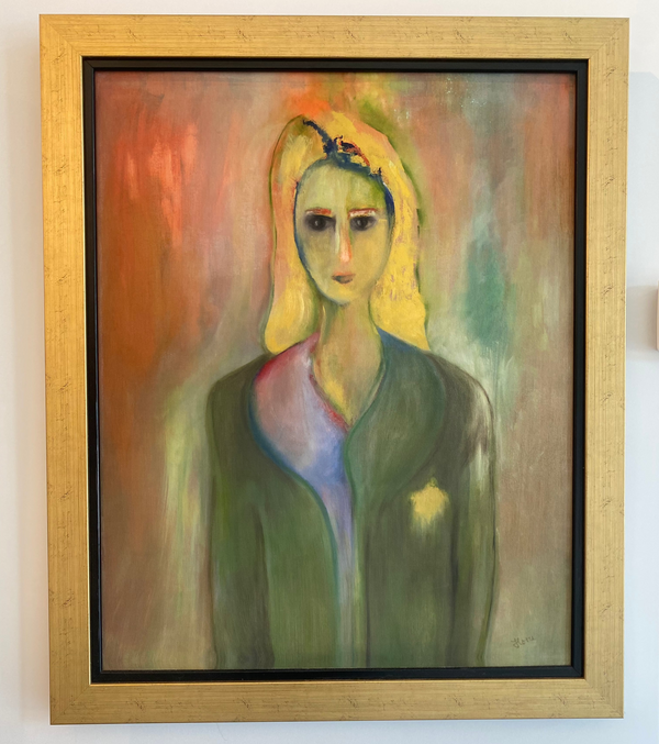 " Holocaust Girl " Abstract Art by Ilana Fine