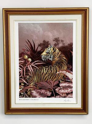 Mulberry Tigress Art Print by Avalana