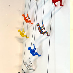 Climbing Man - WallArt - Sculptures