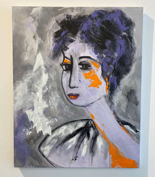 "Mila  " Abstract Art by Ilana Fine