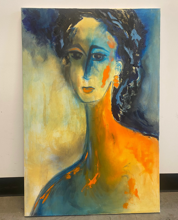 " Regina  " Abstract Art by Ilana Fine