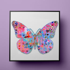Butterfly " Figaro " by Wallcandy