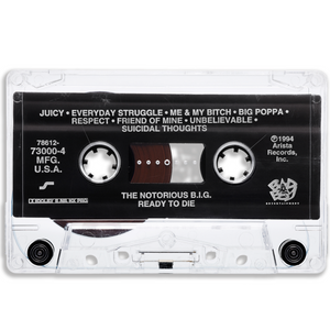 "Notorious BIG - Juicy " Cassette Tape Art by Wallcandy