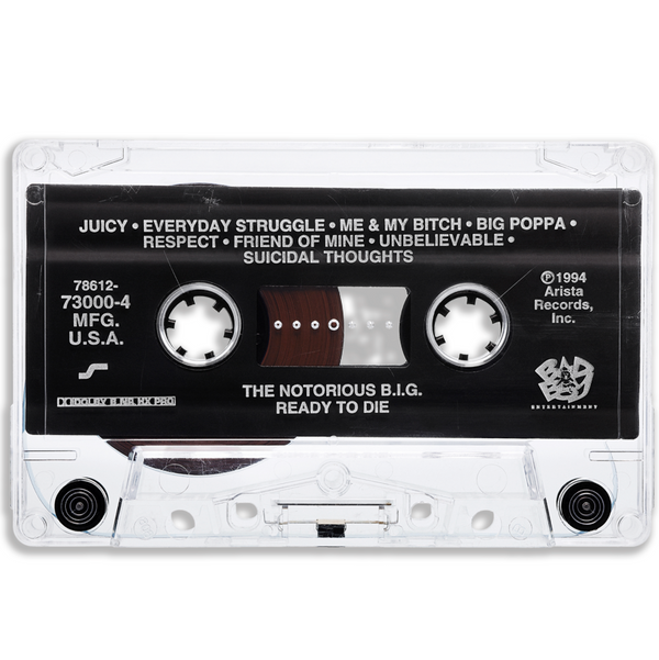 "Notorious BIG - Juicy " Cassette Tape Art by Wallcandy