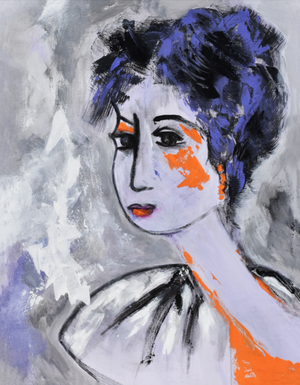 "Mila  " Abstract Art by Ilana Fine