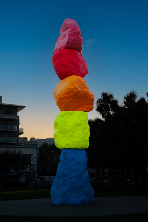 " Miami Mountain" Miami Beach  by Stevie Beezie