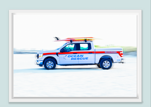 "Lifeguard Tower Icons - Ocean Rescue -  " South Beach  by Stevie Beezie
