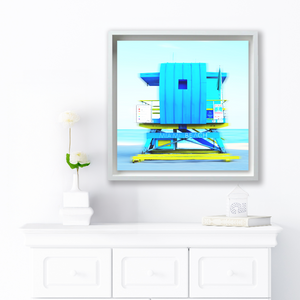 "Lifeguard Tower Icons - 1st Street-  " South Beach  by Stevie Beezie
