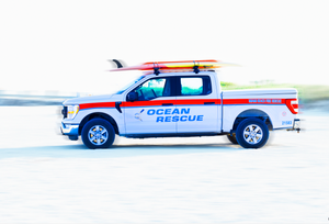 "Lifeguard Tower Icons - Ocean Rescue -  " South Beach  by Stevie Beezie