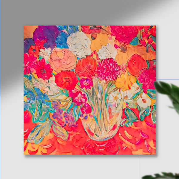 " Acrylics in Bloom " by Jane Siblin Photography