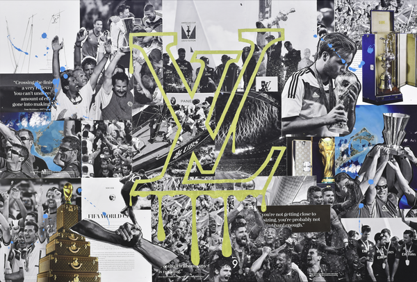 " LV Book Art - Victory Layers II " Sports Trophies Assouline Books (Copy)