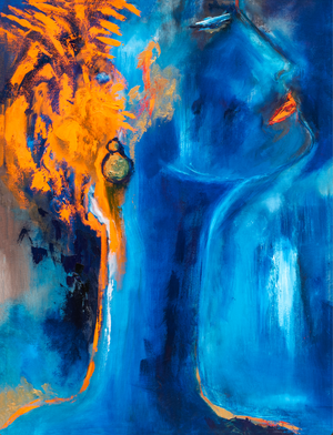 "Luca " Abstract Art by Ilana Fine