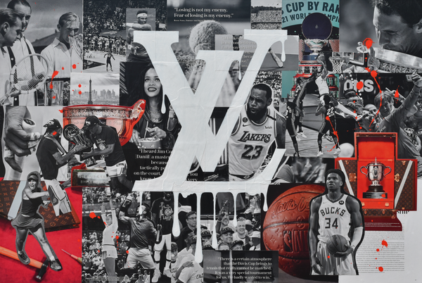 " LV Book Art - Victory Layers " Sports Trophies Assouline Books