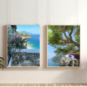 " Brushstrokes of Amalfi " by Jane Siblin Photography