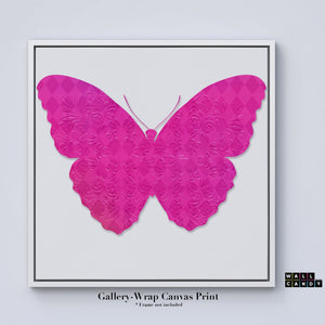 Butterfly " Papillon rose " by Wallcandy