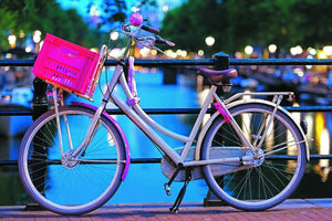 Pink Bicycle - Amsterdam - Holland
