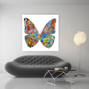 Butterfly " Popart" by Wallcandy
