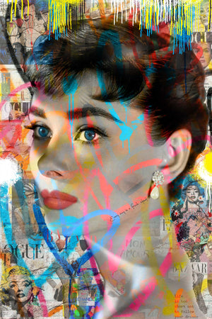" Follow Your Dreams" Audrey Hepburn  By Beezie
