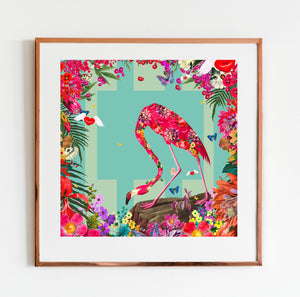 "Pink Flamingo" By Krovblit