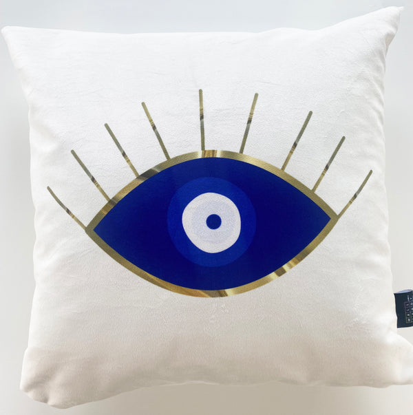 Pillow / Evil Eye  / Velveteen / Home Decor
