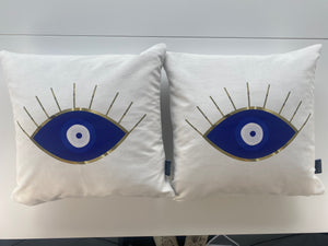 Pillow / Evil Eye  / Velveteen / Home Decor