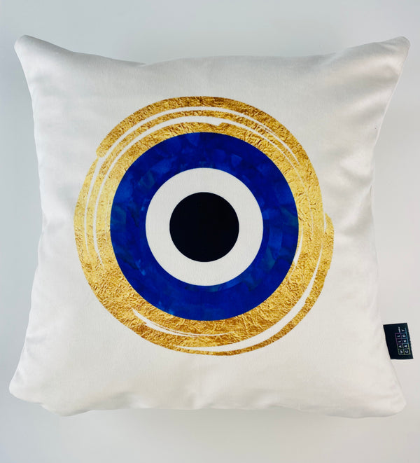 Pillow / Evil Eye Gold / Velveteen / Home Decor