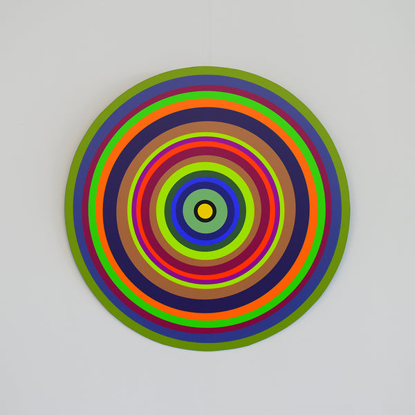 Kwei - Circular Art on Aluminium by Jellee