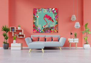 "Pink Flamingo" By Krovblit