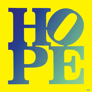 BLUE&YELLOW "HOPE" By WALLCANDY