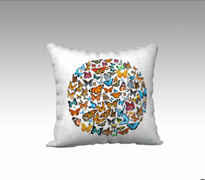 " Butterfly Effect " Pop Art Pillows by Wallcandy