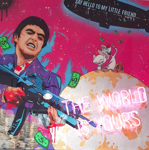 The World is Yours / Pop & Street Art / Michael Augello