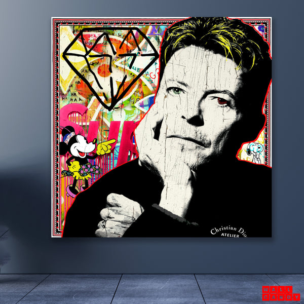 Bowie vs Minnie by Fred Tiger